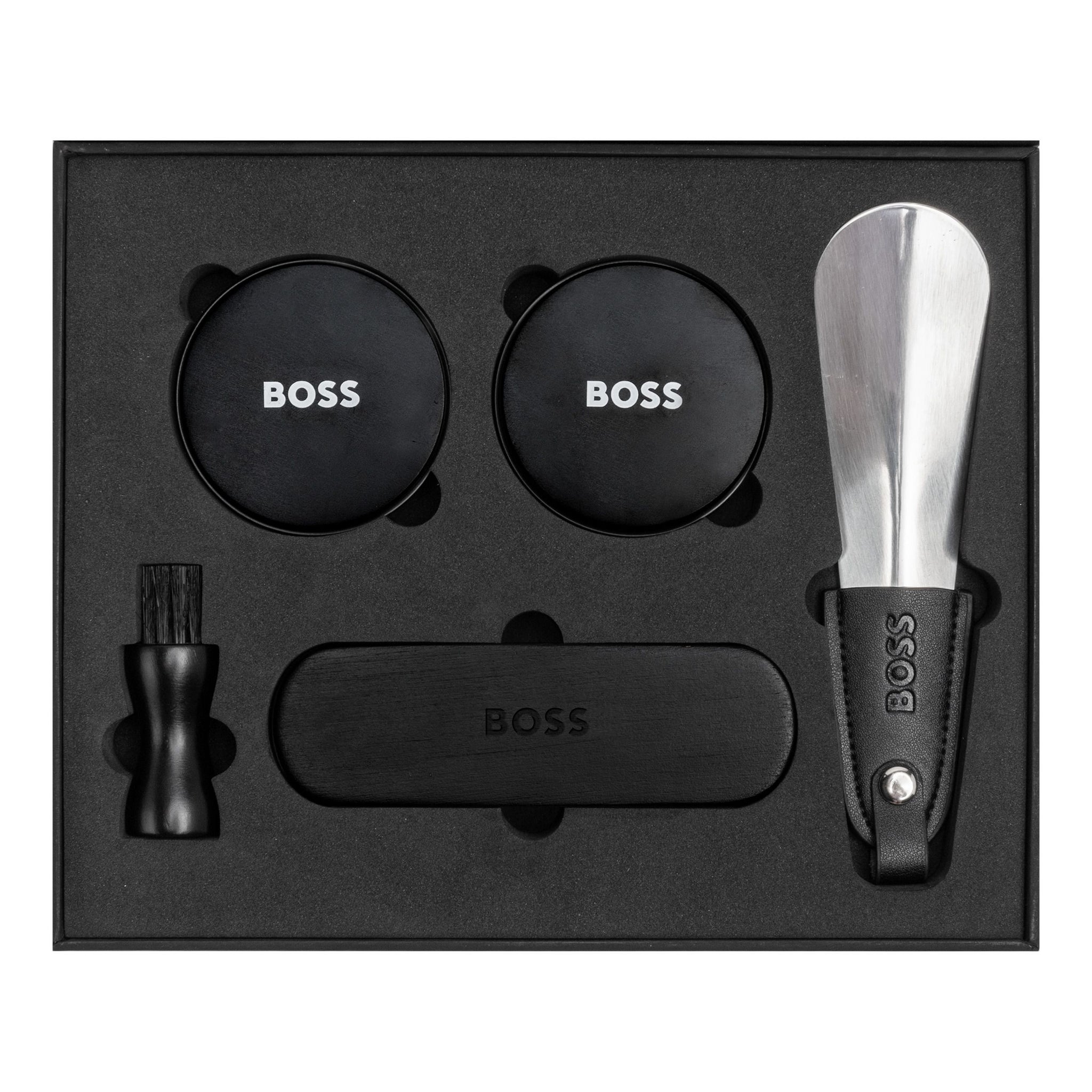 Men's Designer shoe cleaning kit Hugo Boss Black Shoe care kit