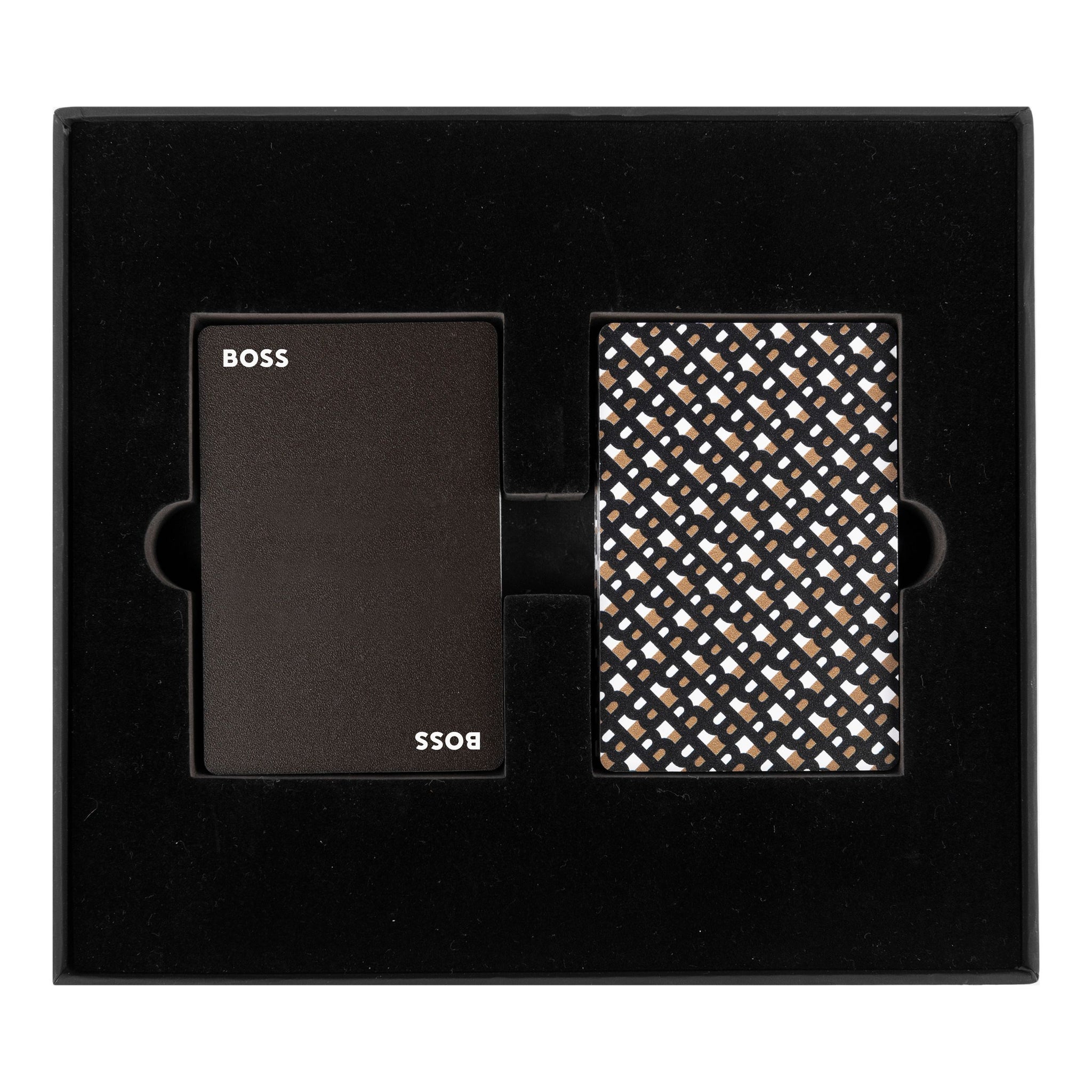 Designer poker cards set HUGO BOSS Playing cards 2 decks ICONIC