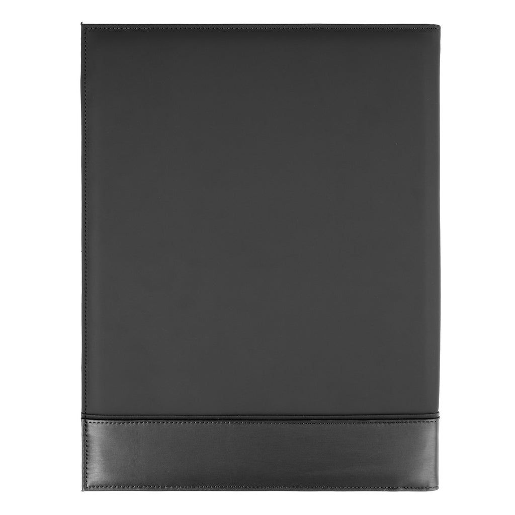A4 Folder Explore in brushed grey from HUGO BOSS business gifts