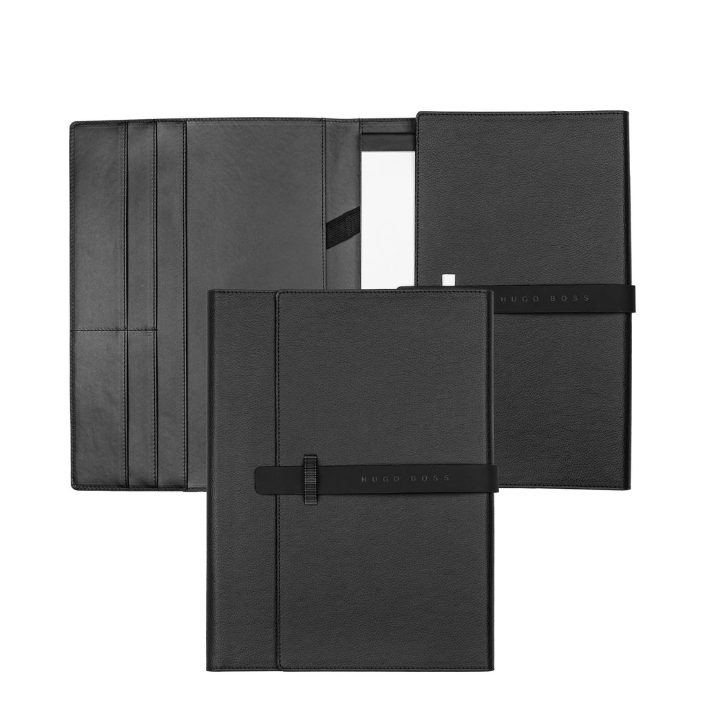  Luxury folder for men HUGO BOSS fashion black A4 Folder Illusion Gear 
