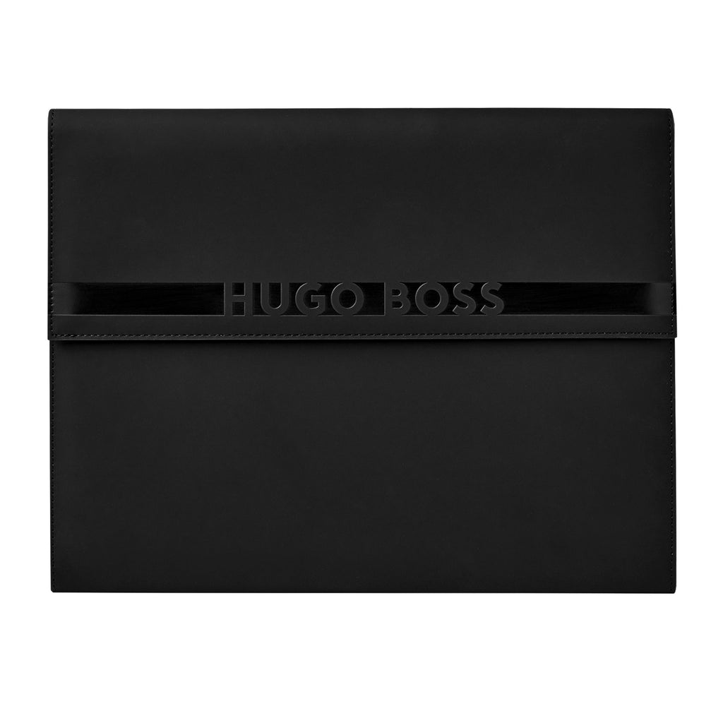  Men's luxury folders HUGO BOSS Fashion Matte Black A4 Folder CLOUD 