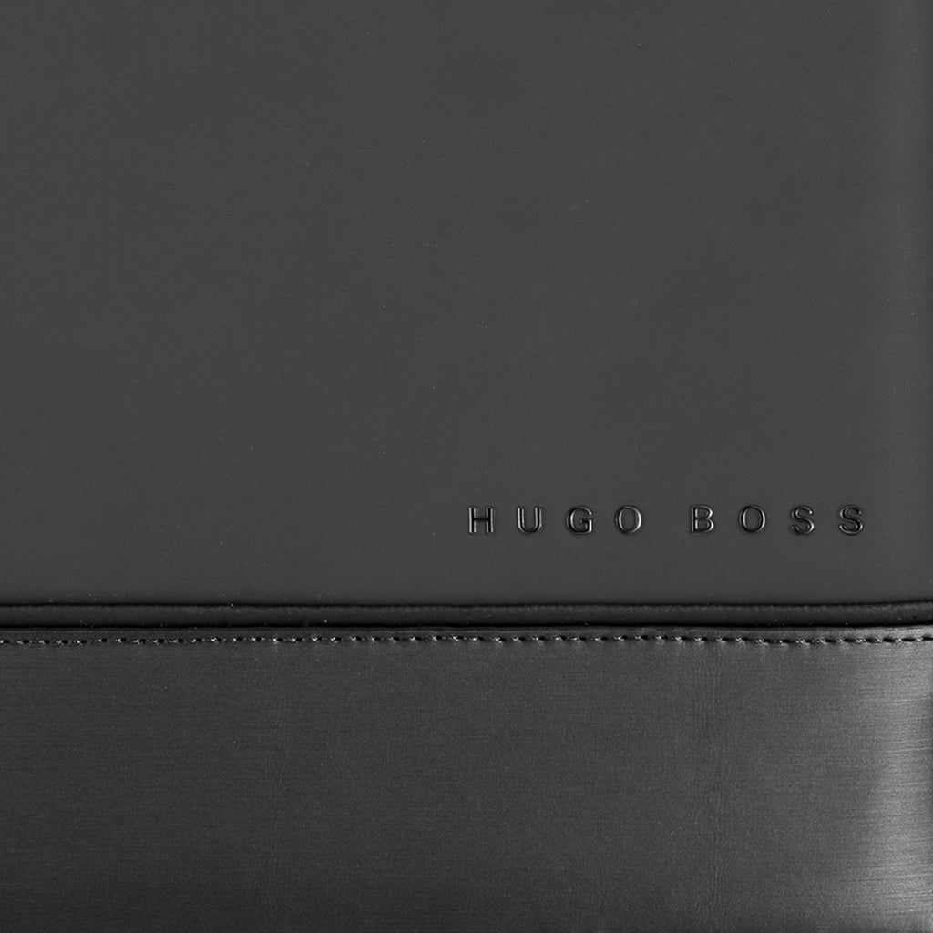  A5 Folder in Brushed Grey Explore from Hugo Boss fashion accessories