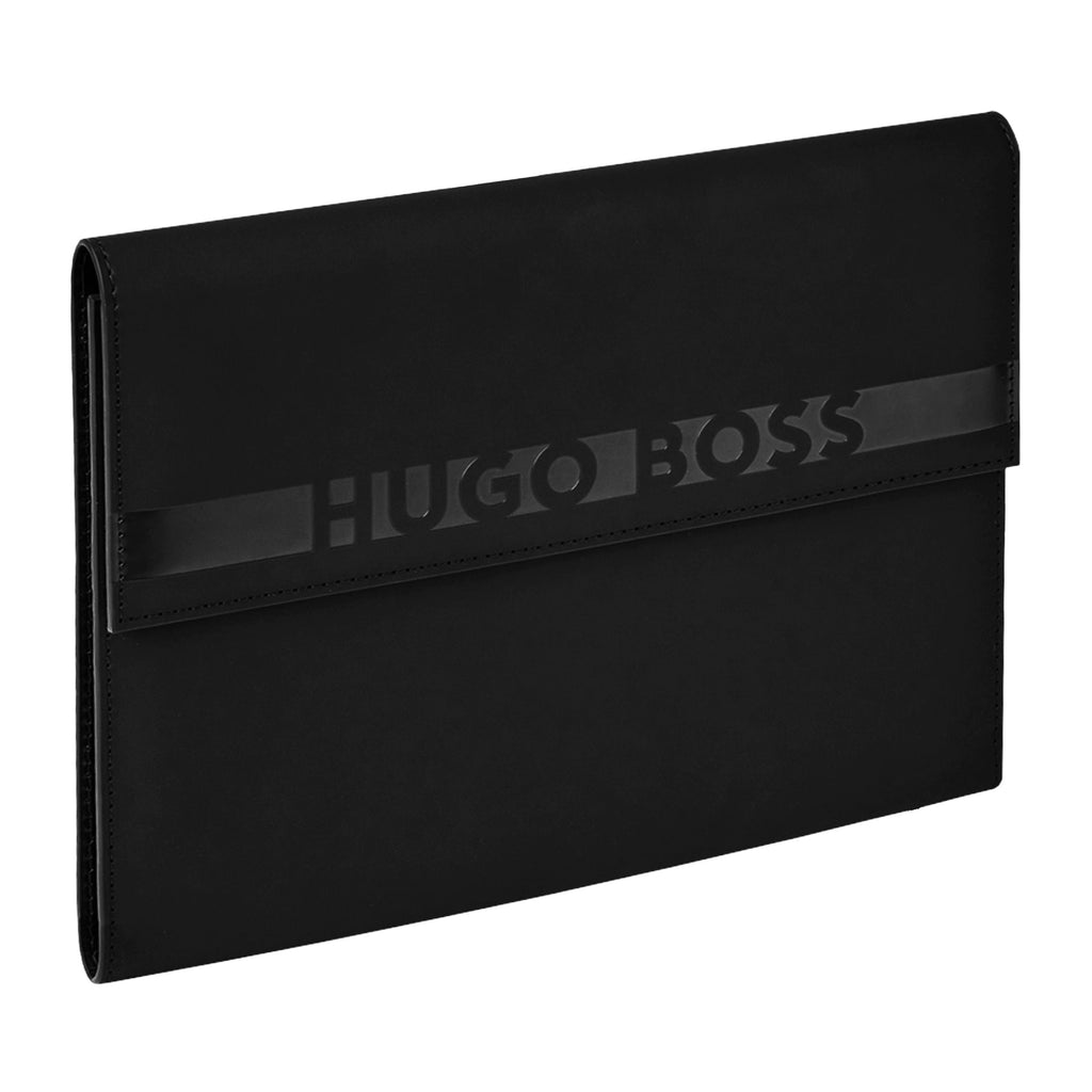 A5 Folder CLOUD in Matte Black from HUGO BOSS fashion accessories