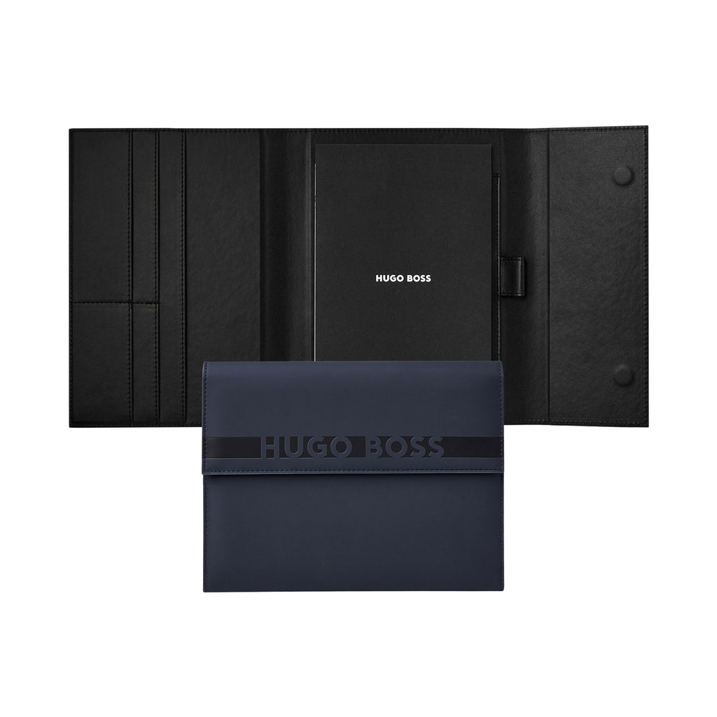 Luxury executive gifts Hugo Boss Fashion Matte Blue A5 Folder CLOUD 