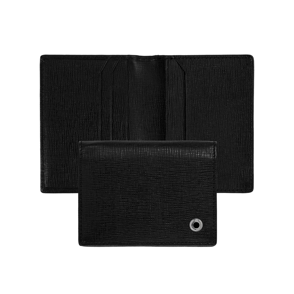  Mens designer wallets Hugo Boss fashion black card holder Tradition 