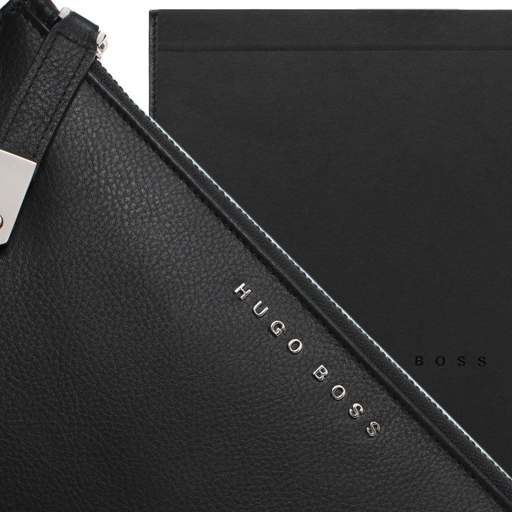  Luxury gifts for HUGO BOSS Black A4 zipped conference folder Storyline 