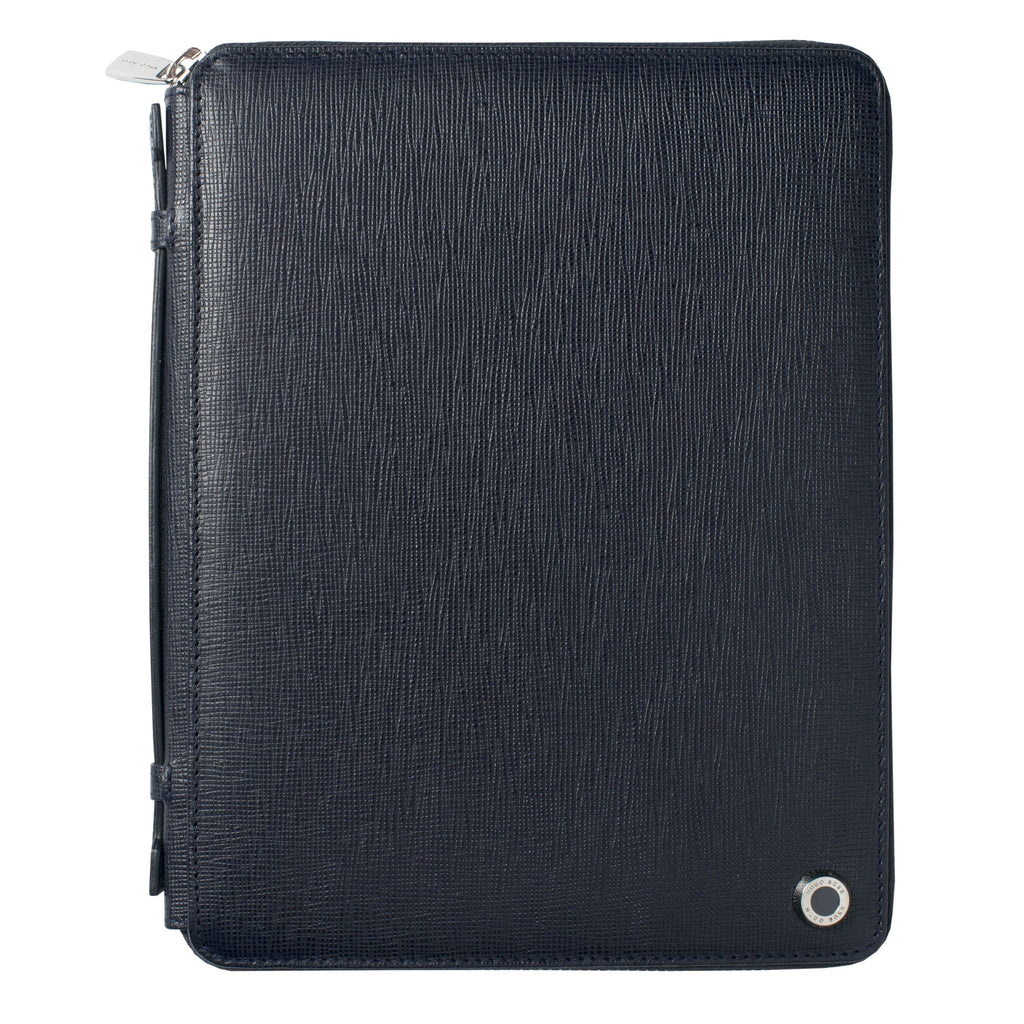  HUGO BOSS Leather Conference folder A5 with Gift Box | Tradition 