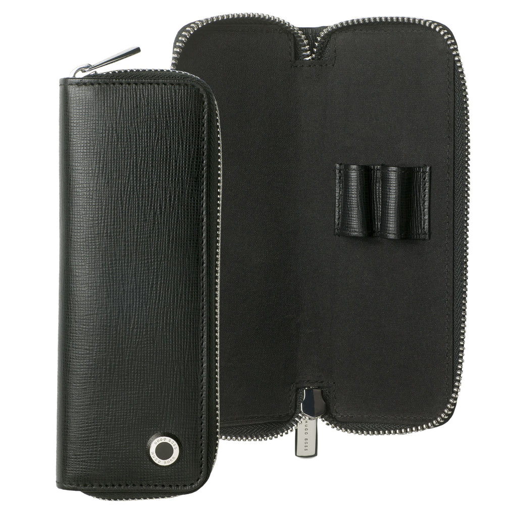  Pen pouches & cases HUGO BOSS Black zipped pen pouch Tradition 
