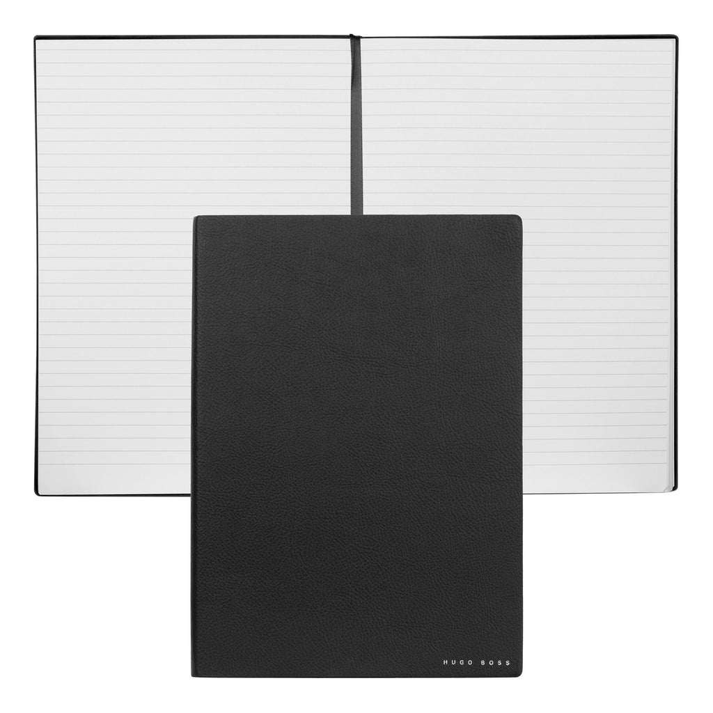  Fashion for HUGO BOSS Black B5 Notebook Storyline Black Lined 
