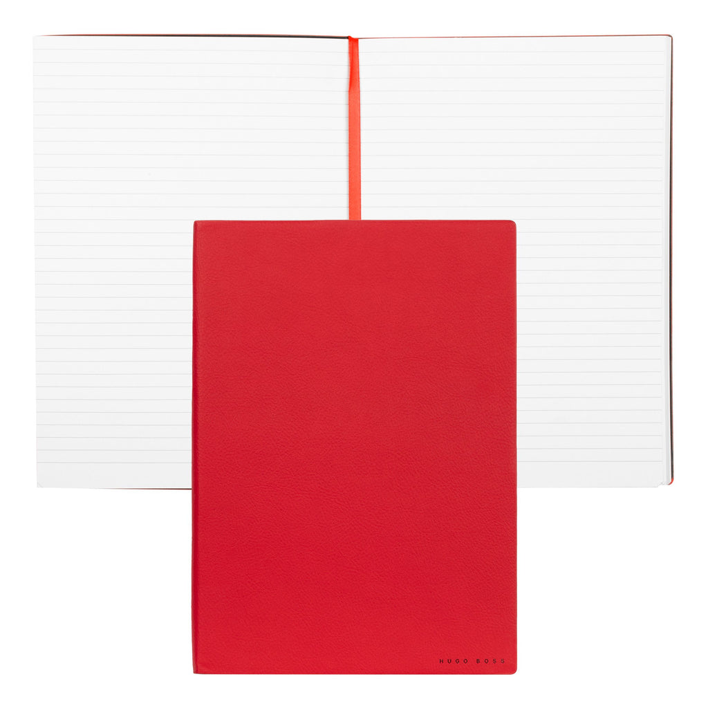  Notepad in Hong Kong HUGO BOSS B5 notebook storyline red Lined 
