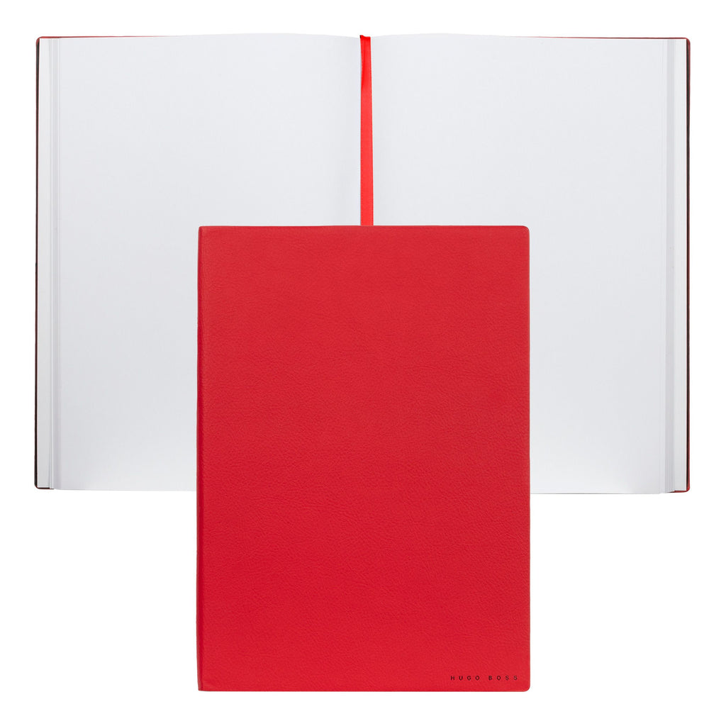  Fine notepad Hugo Boss B5 notebook essential storyline red plain