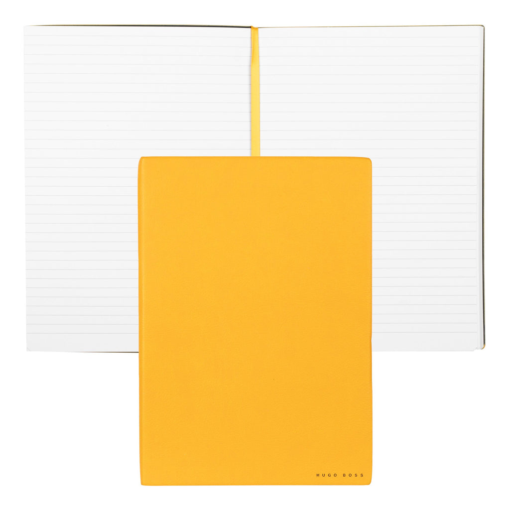  Luxury notebook Hugo Boss yellow B5 notebook essential storyline lined 