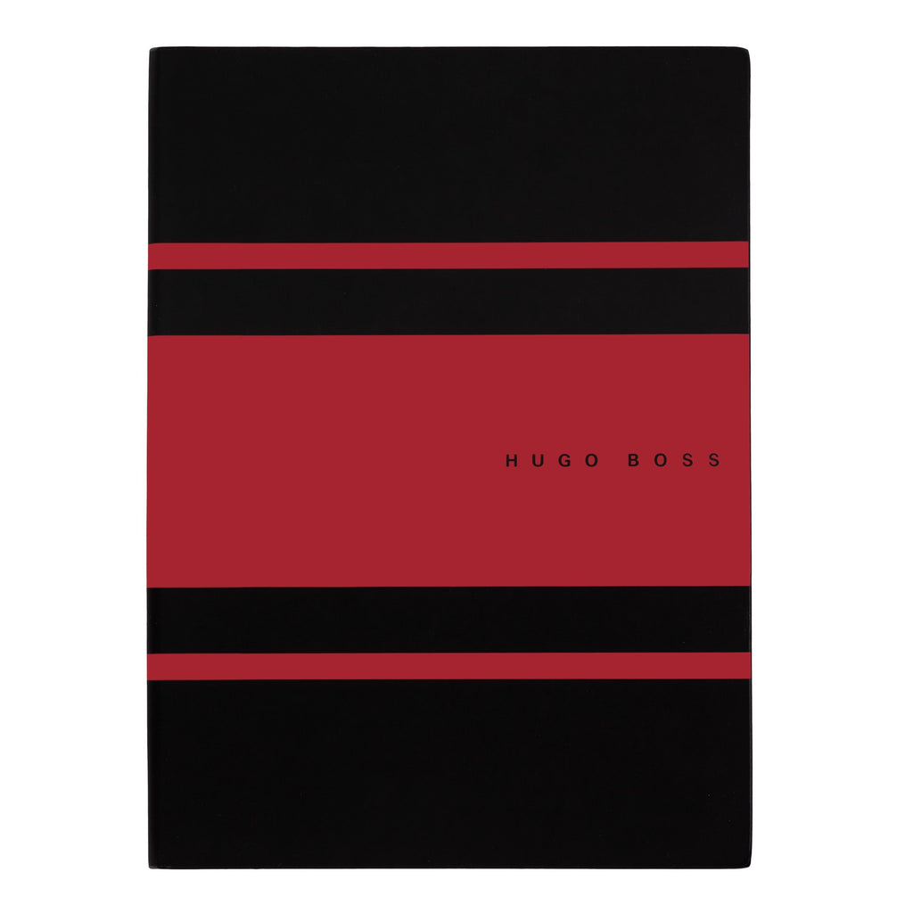  HUGO BOSS FAUX leather A5 Notebook | Gear Matrix | Red | Gift for HER