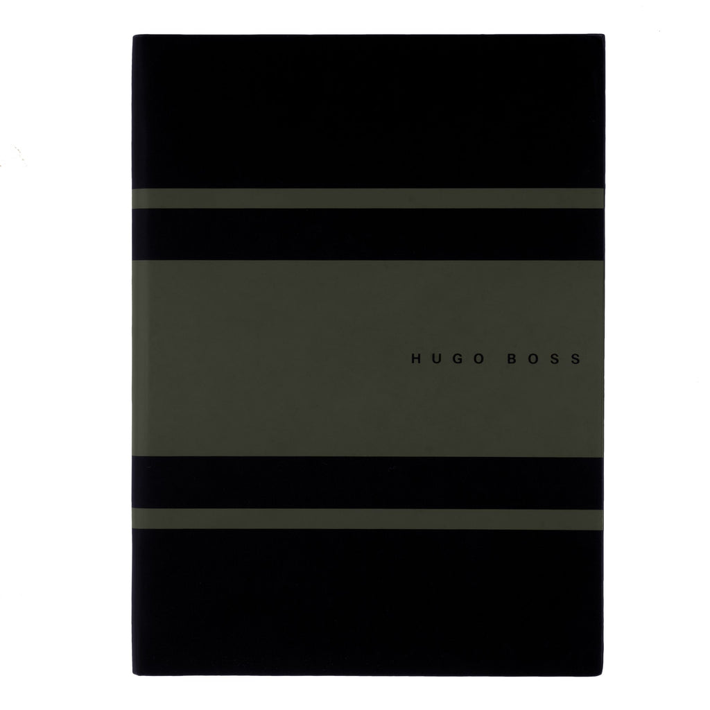  A5 Note pad Gear Matrix Khaki from HUGO BOSS branded gifts
