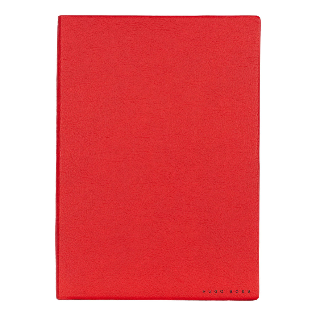  HUGO BOSS A5 faux leather notebook essential storyline red dots 
