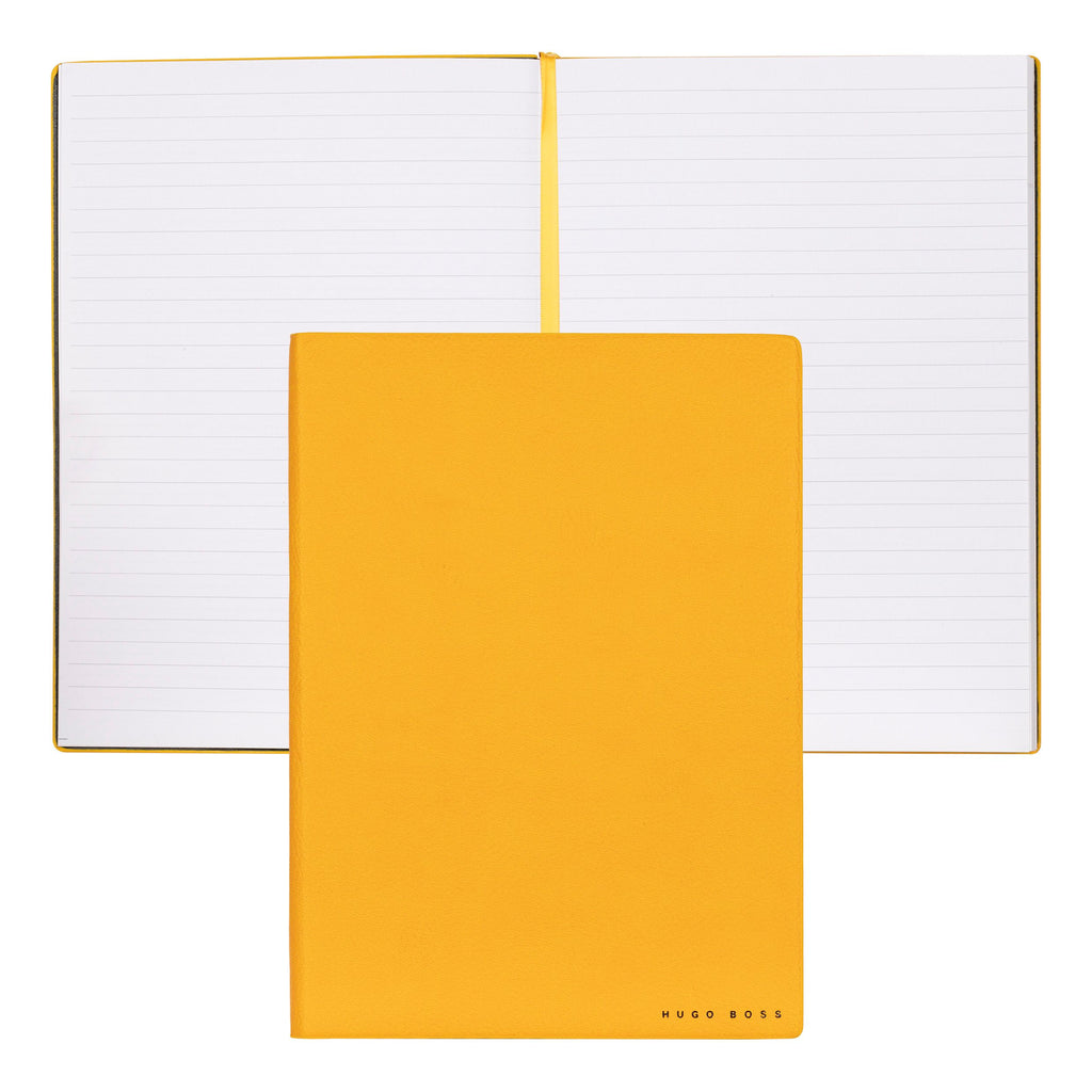  Business gifts HUGO BOSS A5 notebook essential Storyline Yellow Lined