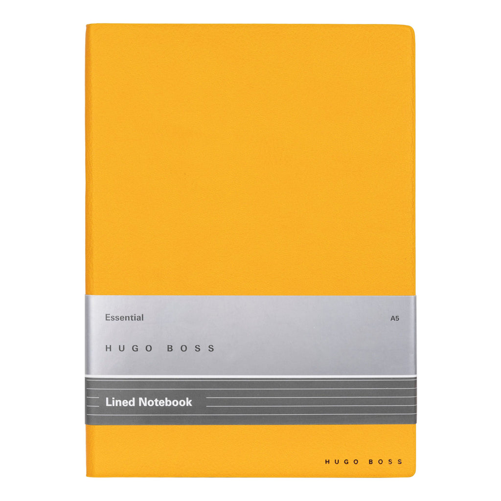  Business gifts HUGO BOSS A5 notebook essential Storyline Yellow Lined