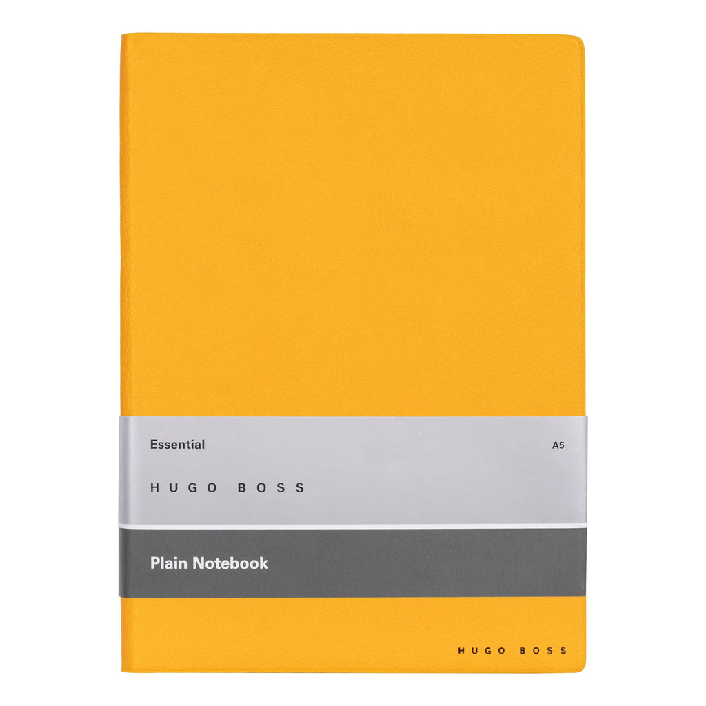  HUGO BOSS Yellow Faux Leather A5 Notebook Storyline | Gift for HER