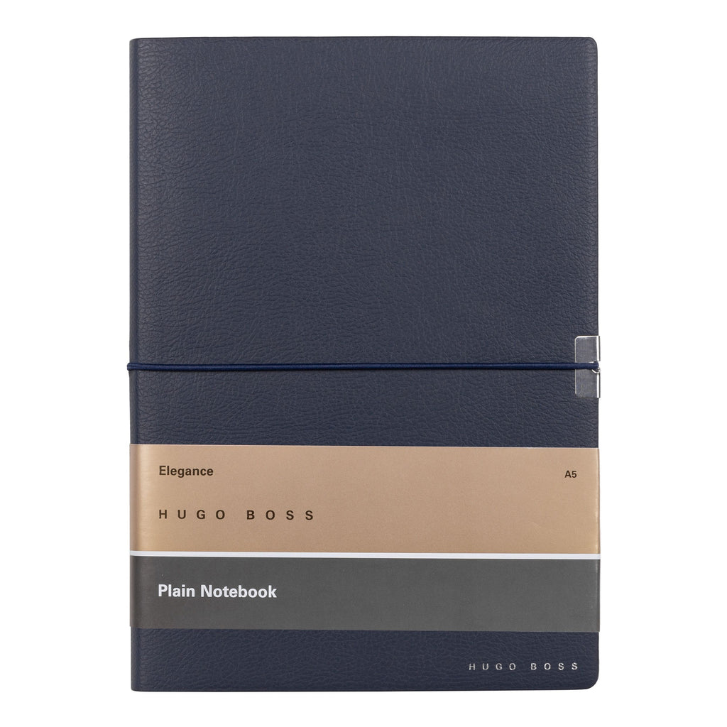  HUGO BOSS | Notebook A5 Elegance | Storyline | Navy Plain