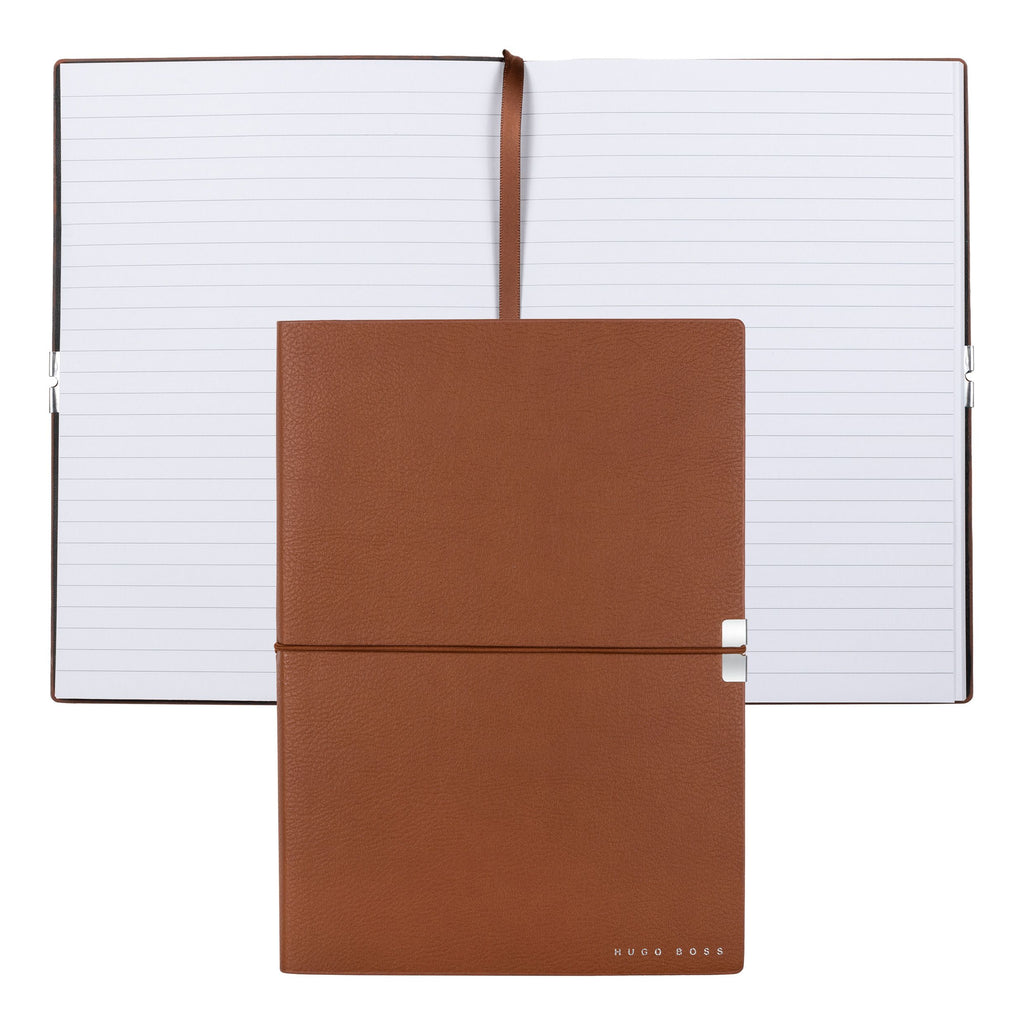  Designer gifts for Hugo Boss fashion A5 notebook storyline camel lined
