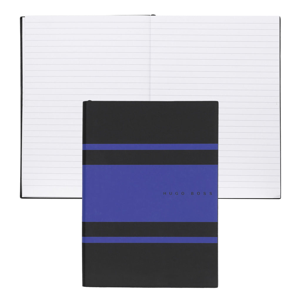 Elegant notepad Hugo Boss A5 notebook essential Gear Matrix Blue Lined