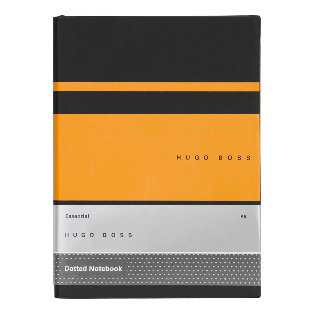  HUGO BOSS FAUX leather Notebook | Gear Matrix | Yellow | Gift for HER
