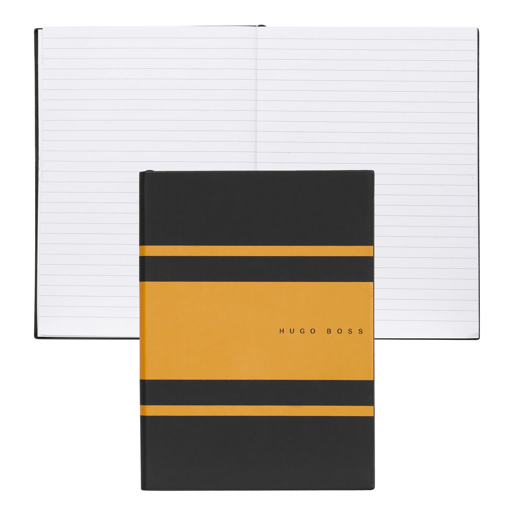  Designer notebook for HUGO BOSS A5 yellow lined essential Gear Matrix 