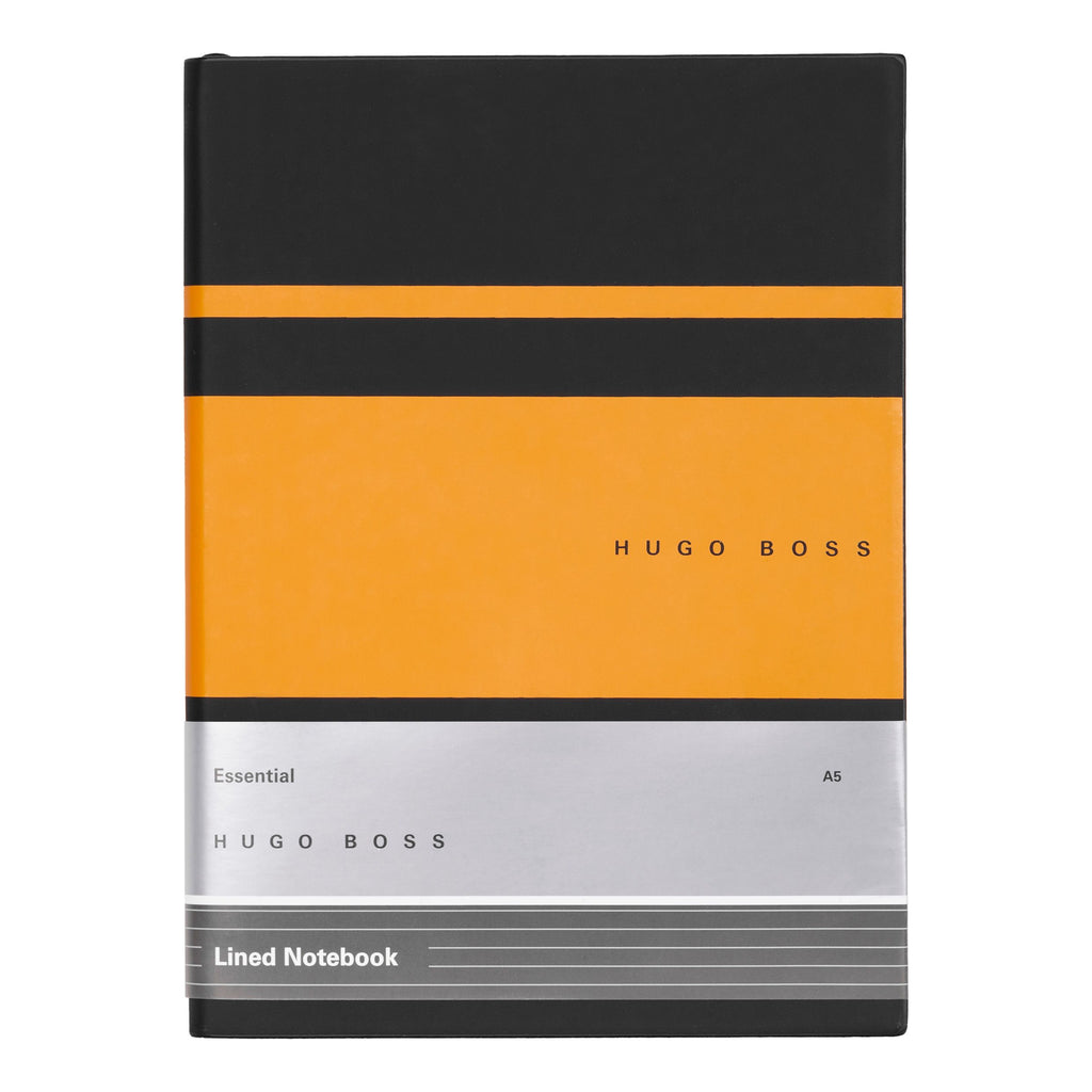  Designer notebook for HUGO BOSS A5 yellow lined essential Gear Matrix 