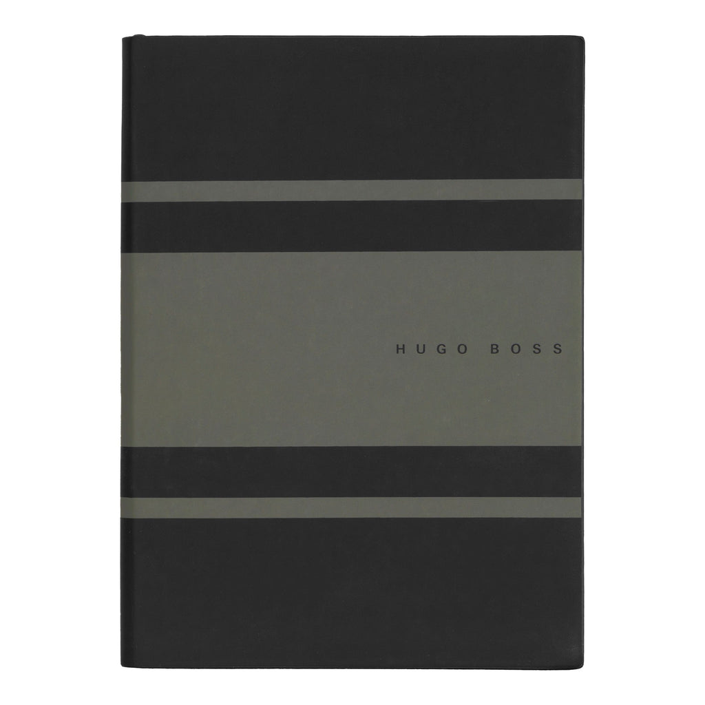 Gift for him HUGO BOSS A5 Notebook in rubberized cover Gear Matrix 