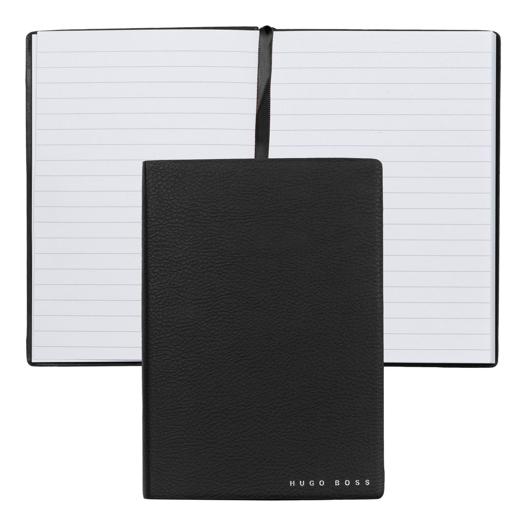  HUGO BOSS Black Faux Leather A6 Notebook Storyline | Gift for HIM