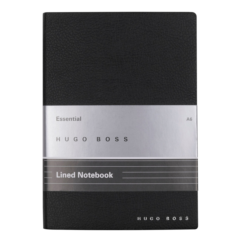  HUGO BOSS Black Faux Leather A6 Notebook Storyline | Gift for HIM