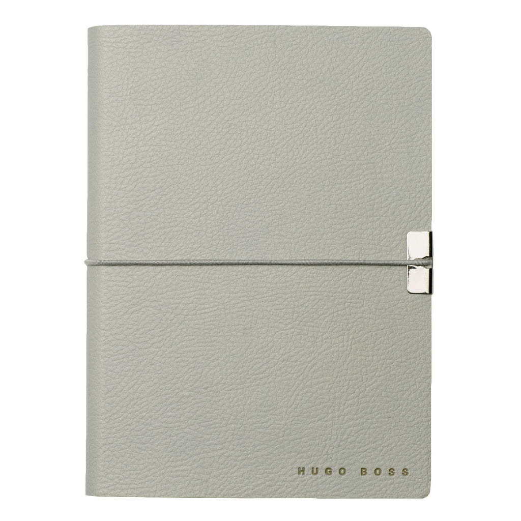  Luxury notebook for men Hugo Boss light grey A6 Note pad  Storyline 