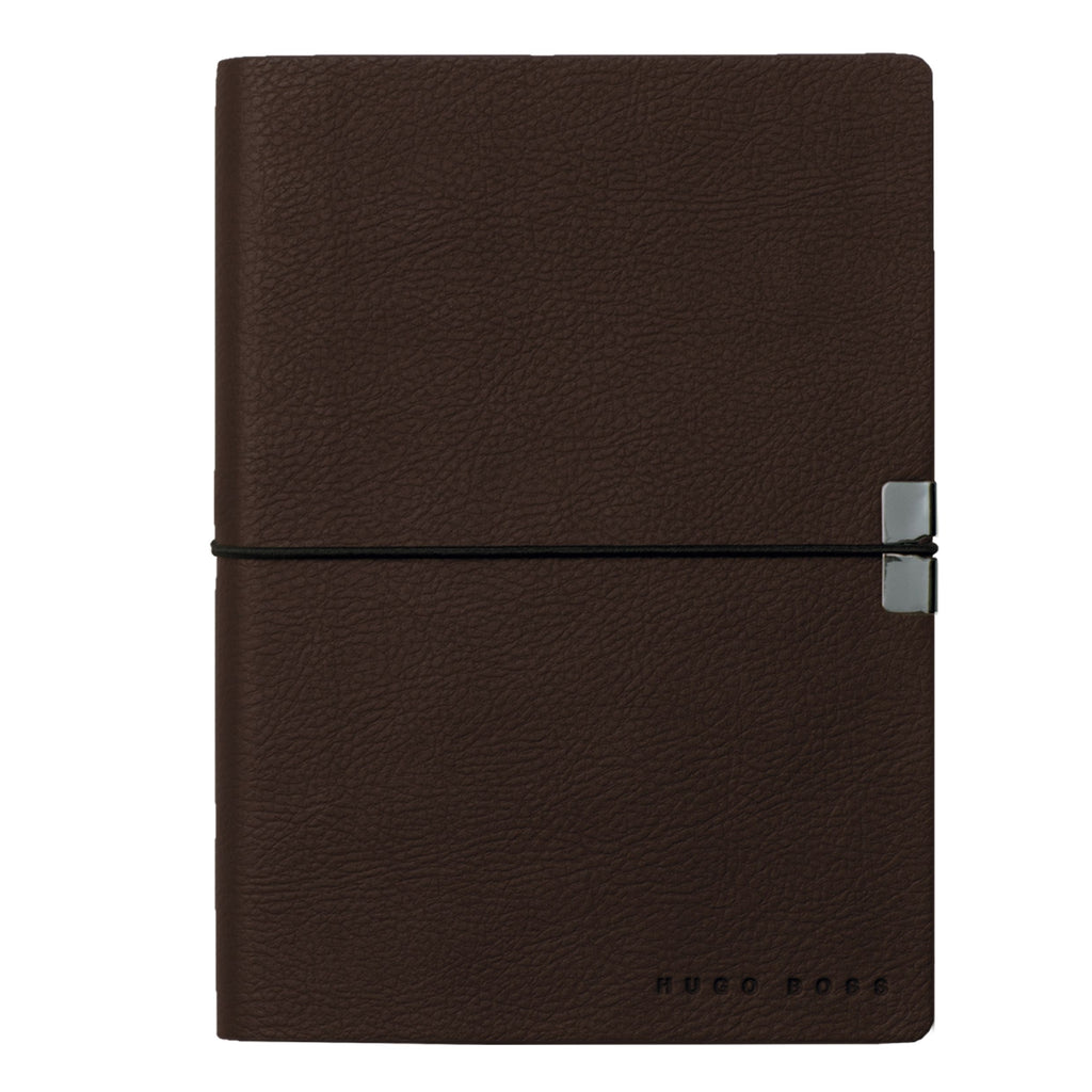  Designer gifts for men HUGO BOSS burgundy A6 Note pad Storyline 