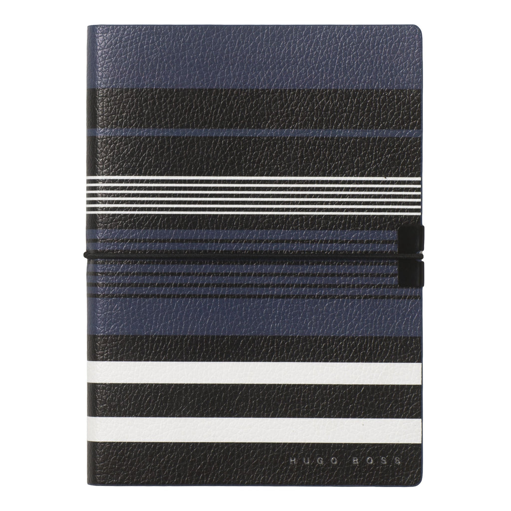  A6 Note pad Storyline Stripes Blue from HUGO BOSS corporate gifts