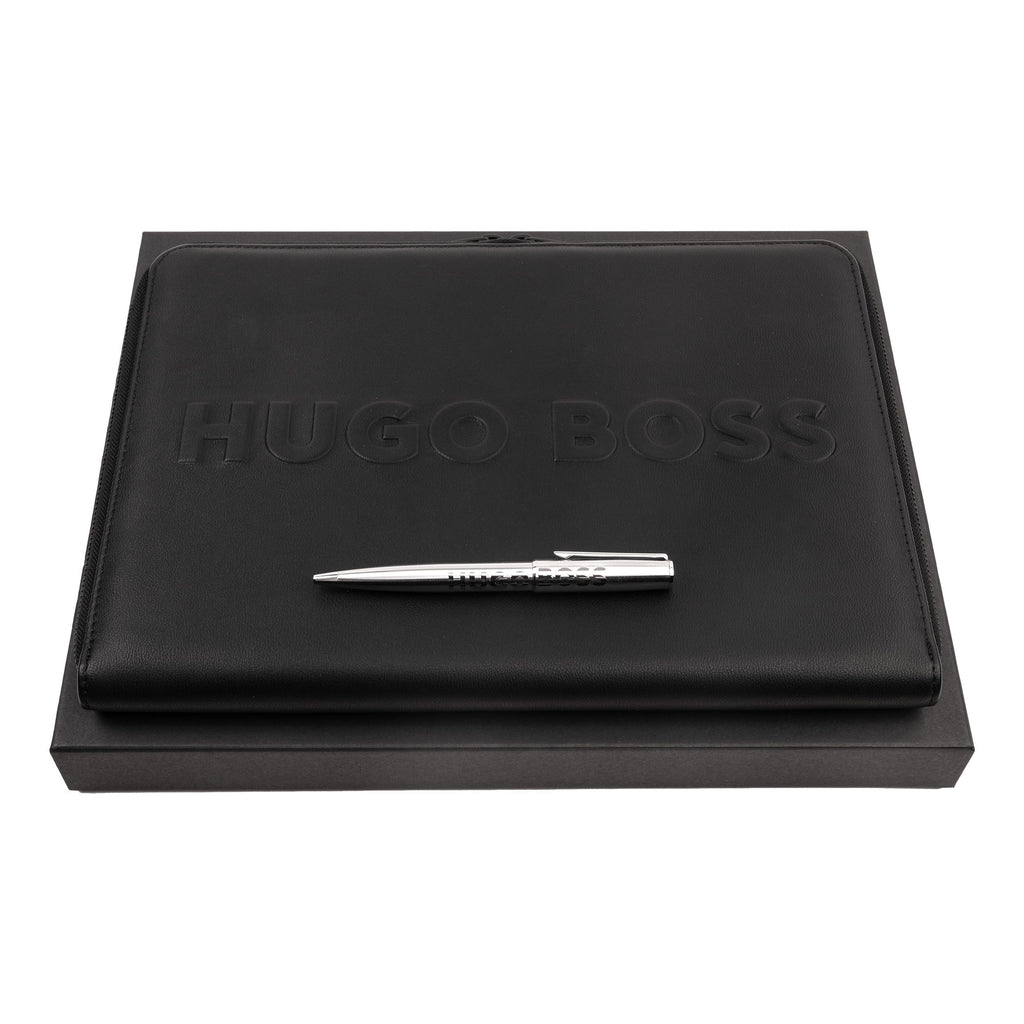  HUGO BOSS Set for HIM | Label | ballpoint pen & conference folder A4