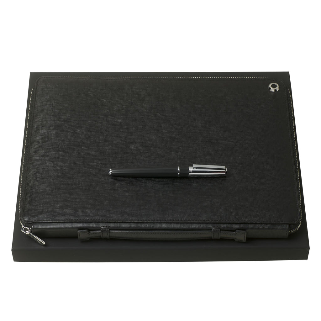 HUGO BOSS HPAP804A-Set HUGO BOSS (fountain pen & conference folder A4)