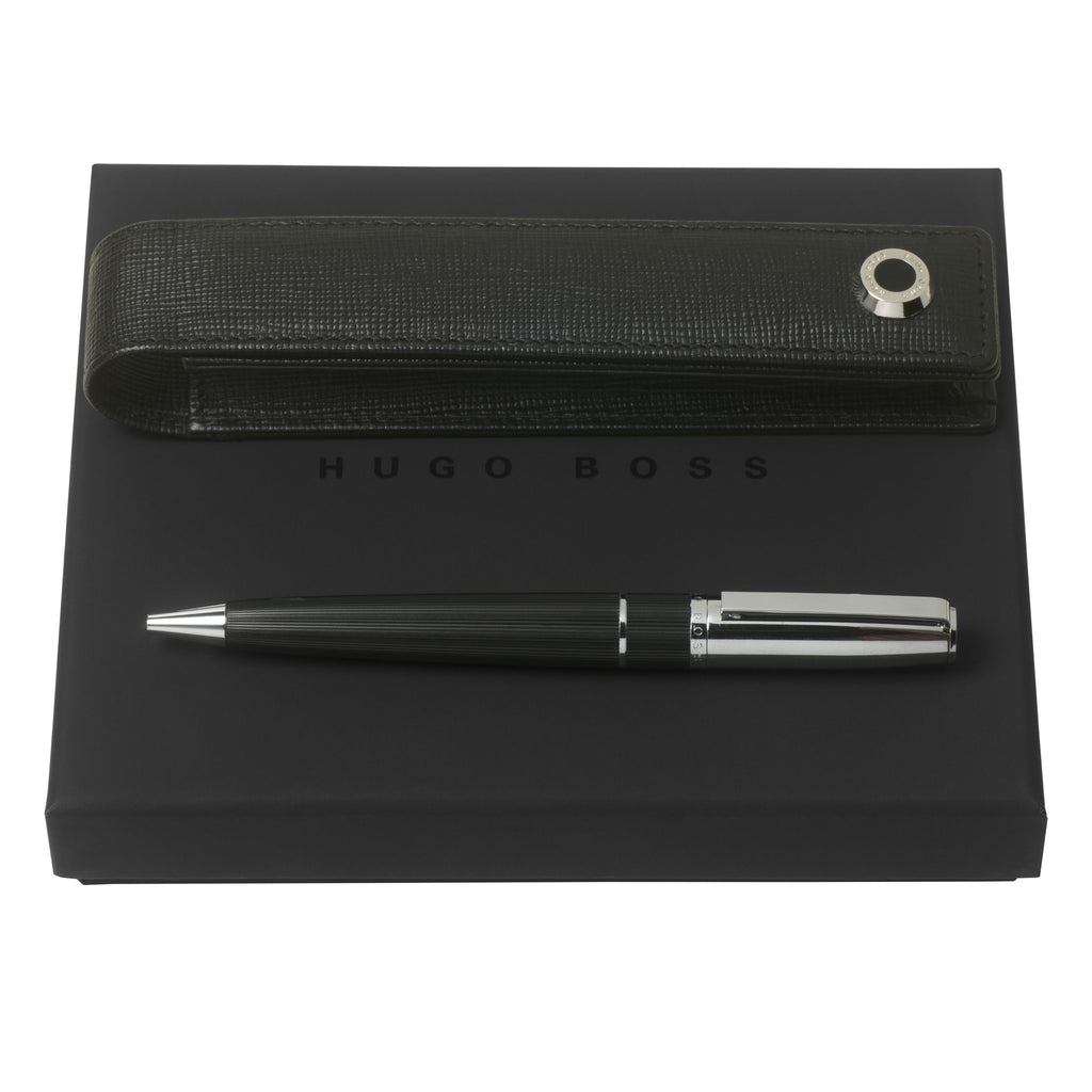 HUGO BOSS Gift Set | Ballpoint pen & Pen case | Gift for HIM