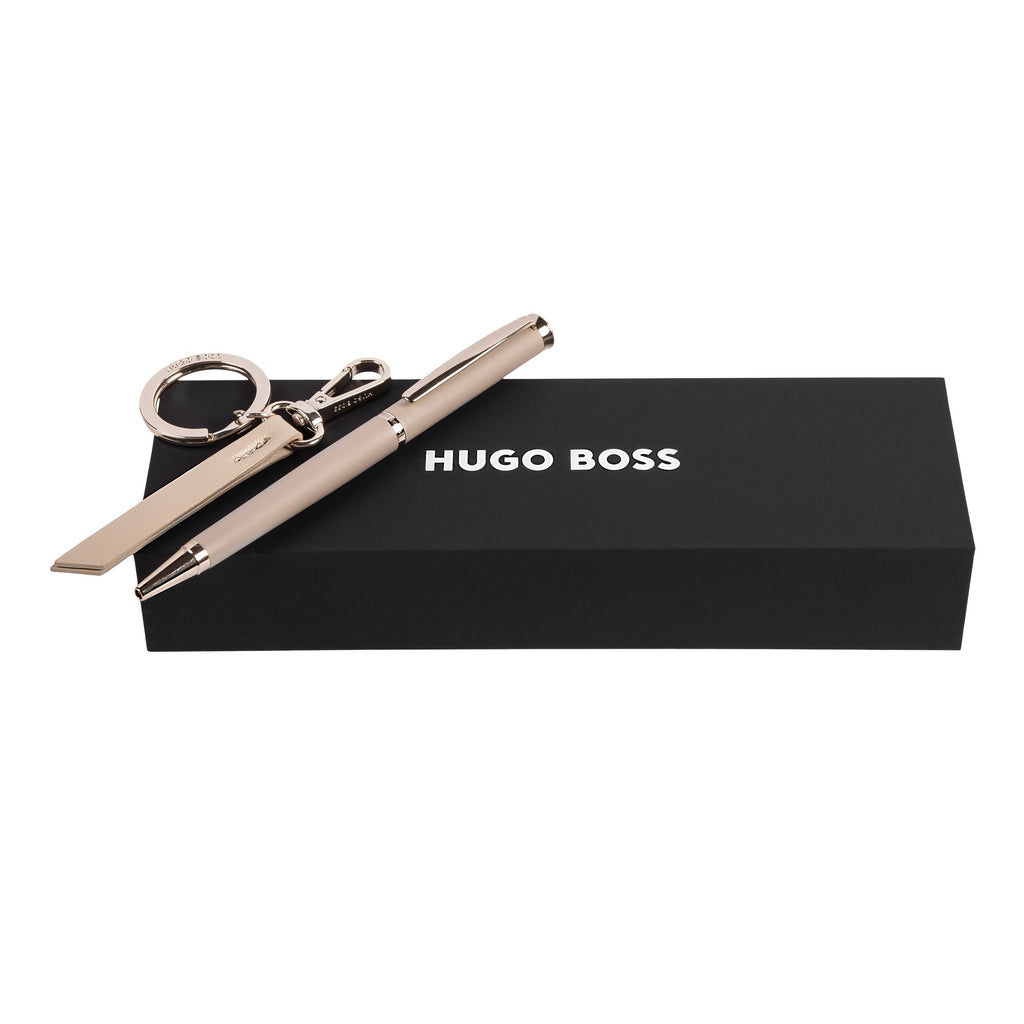 Buy HUGO BOSS gift set nude in HK & China | Ballpoint pen & Key ring