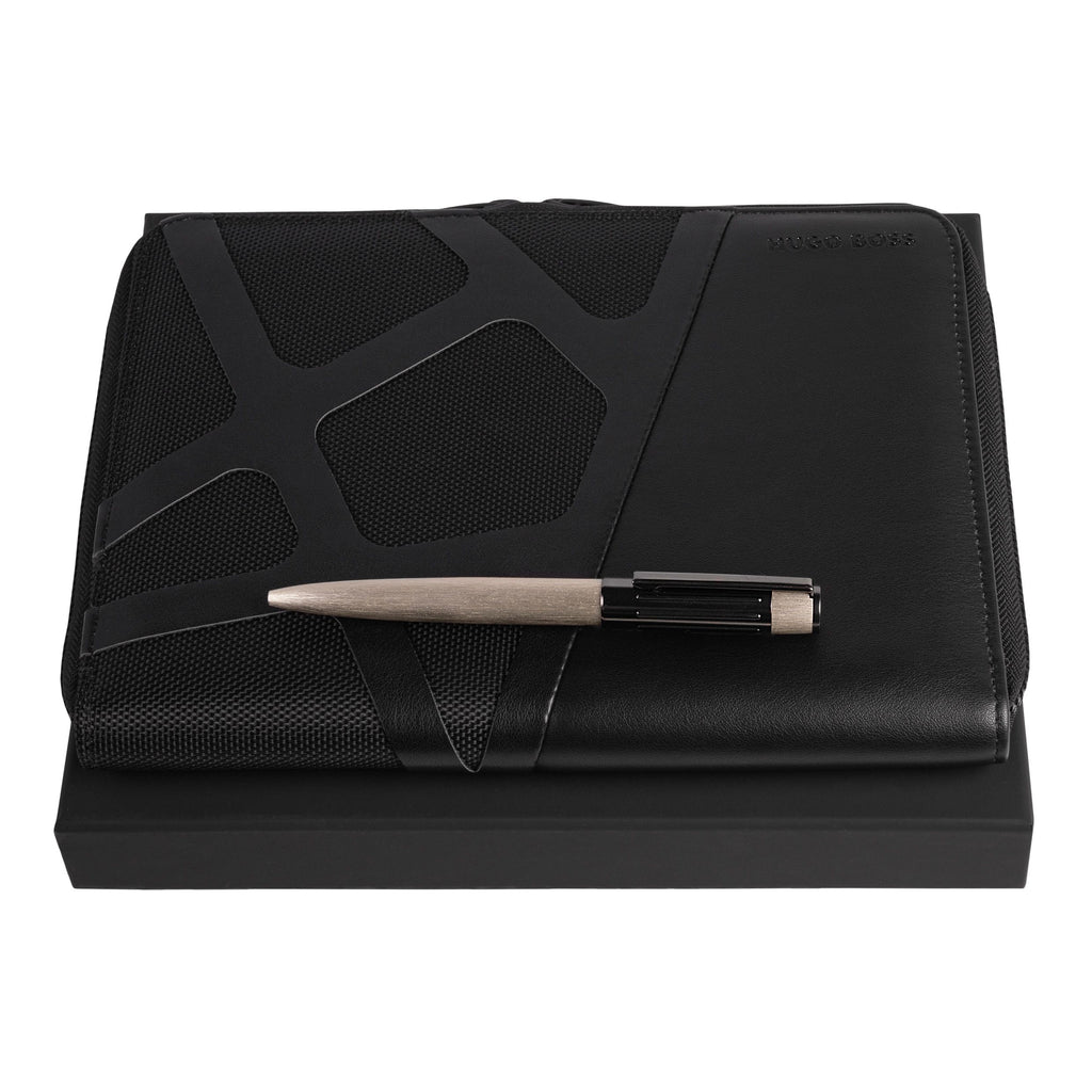   Ballpoint pen & A5 conference folder from Hugo Boss business gift set