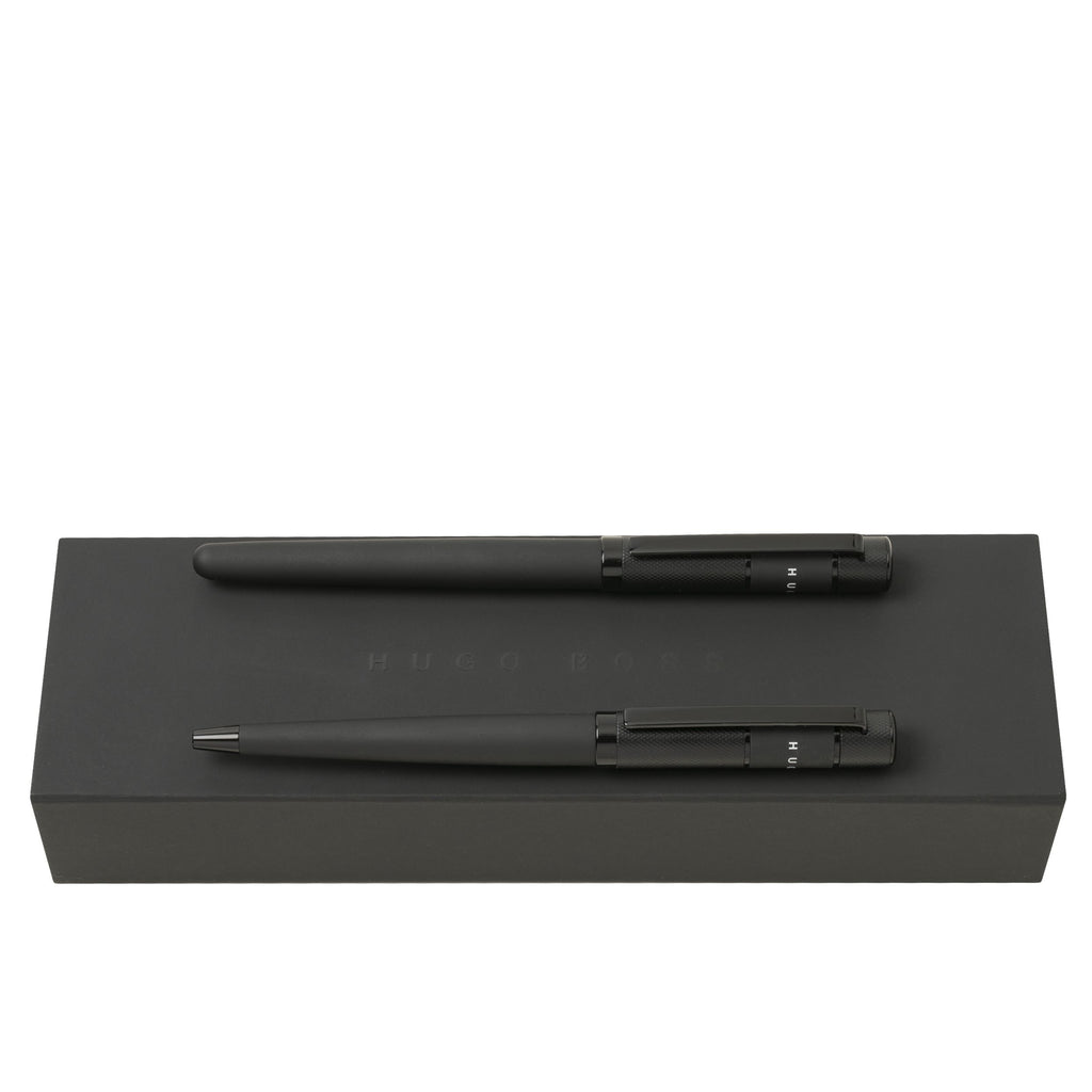  HUGO BOSS Pen Gift Set for HIM | Ribbon | Ballpoint pen & Fountain pen