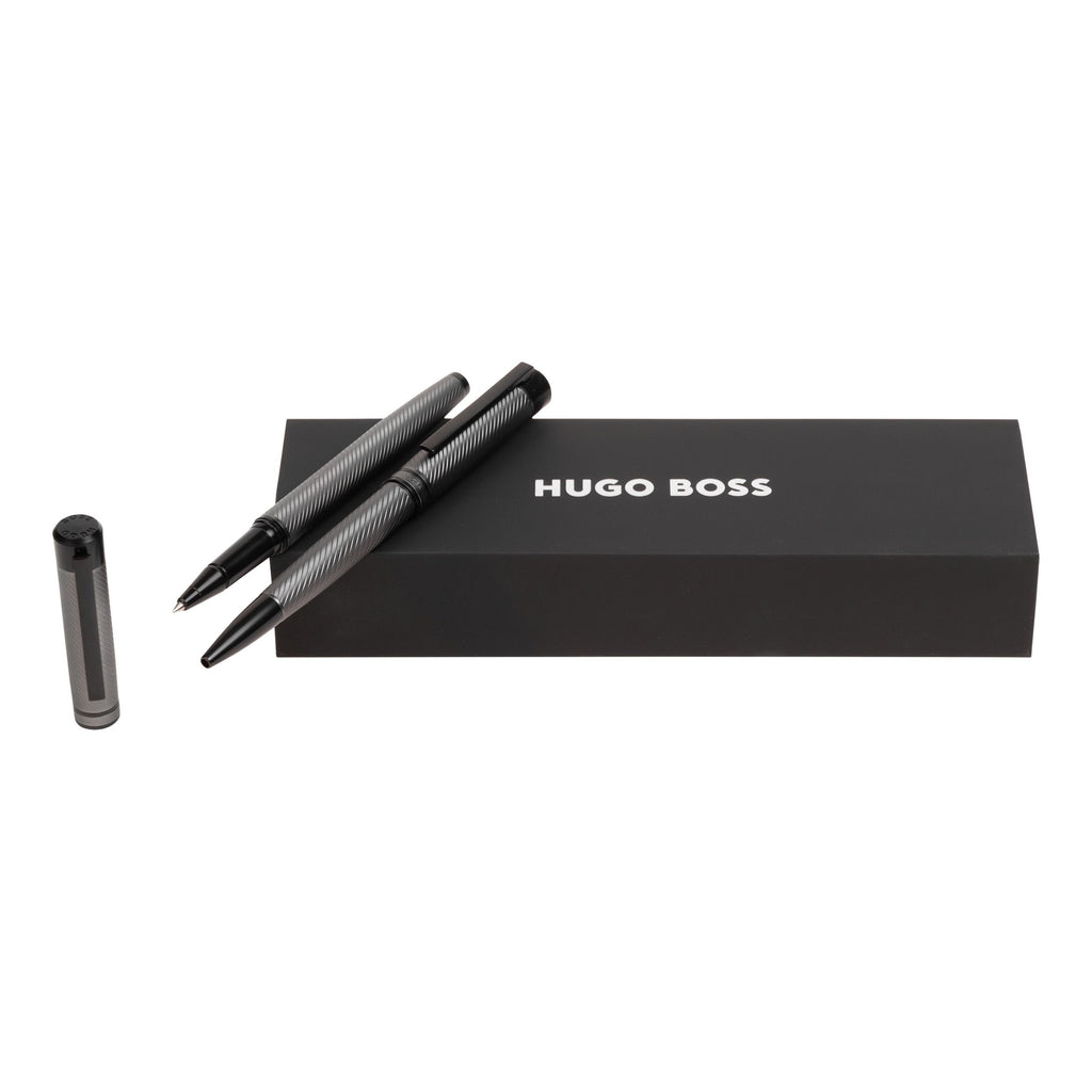  Elegant pen set HUGO BOSS gun Ballpoint pen & Rollerball pen Filament 