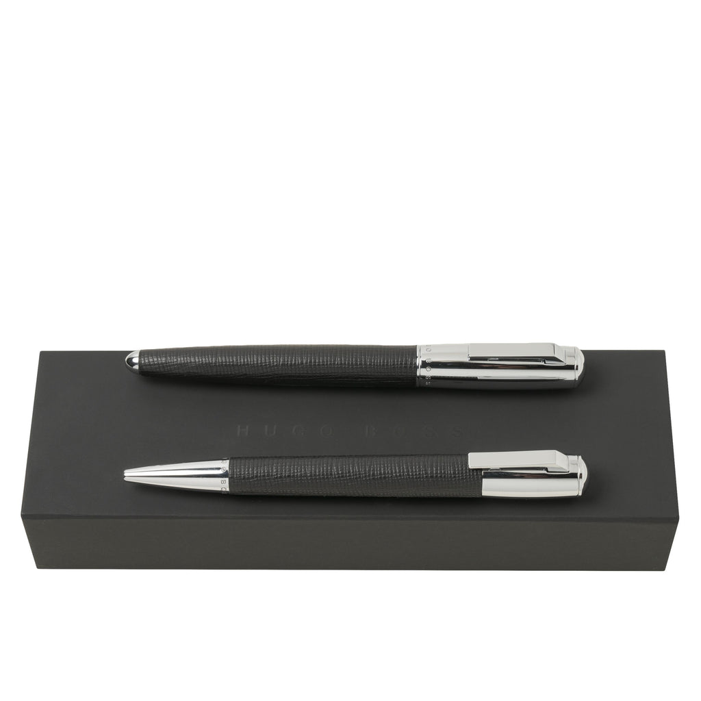  Pen sets for him HUGO BOSS Black ballpoint pen & rollerball pen PURE