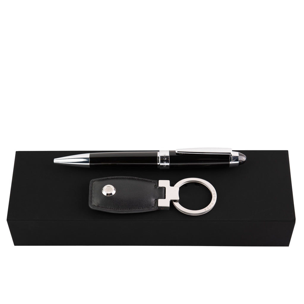  HUGO BOSS Gift Set | Ballpoint pen & Key ring | Gift for HIM