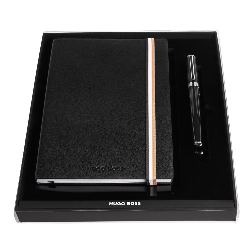  Men's premium gift set HUGO BOSS trendy Fountain pen & A5 Note pad 