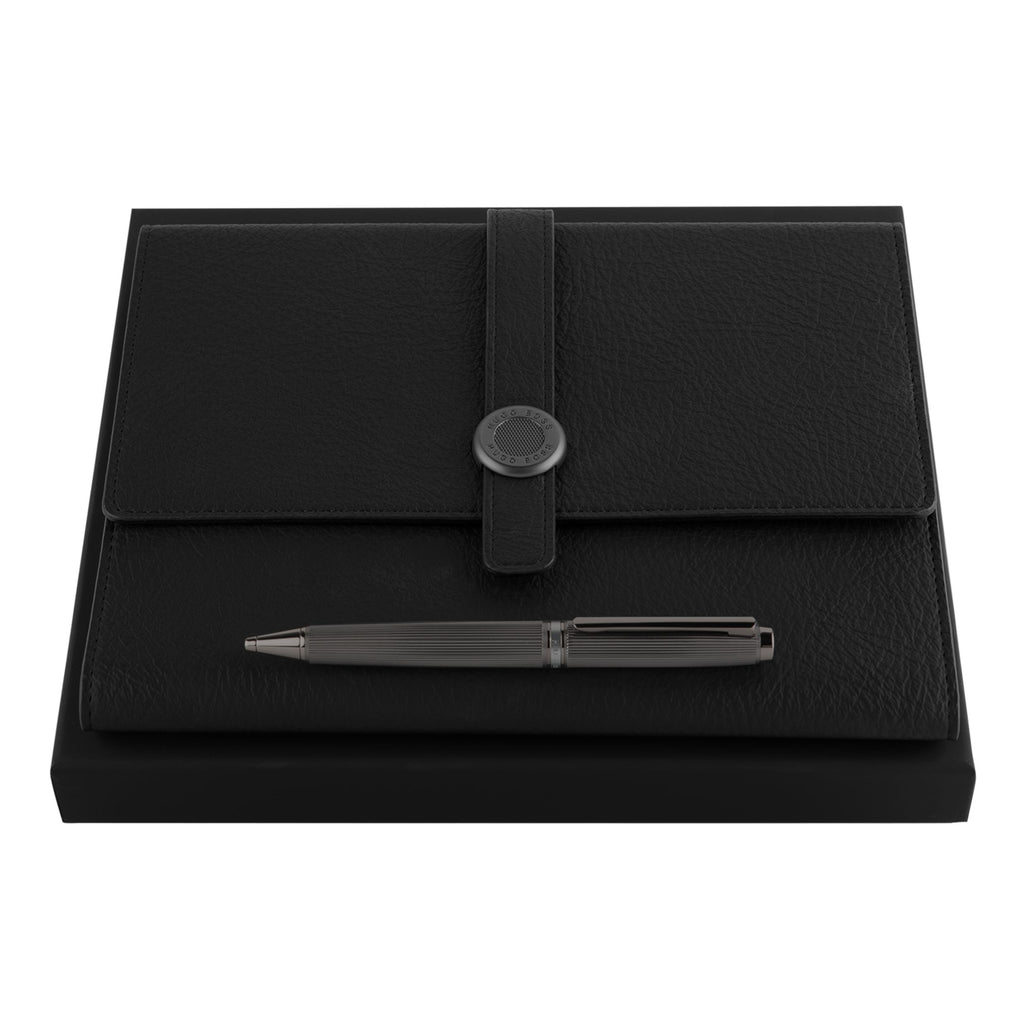  Men's corporate gift set HUGO BOSS A5 Folder and Ballpoint pen 