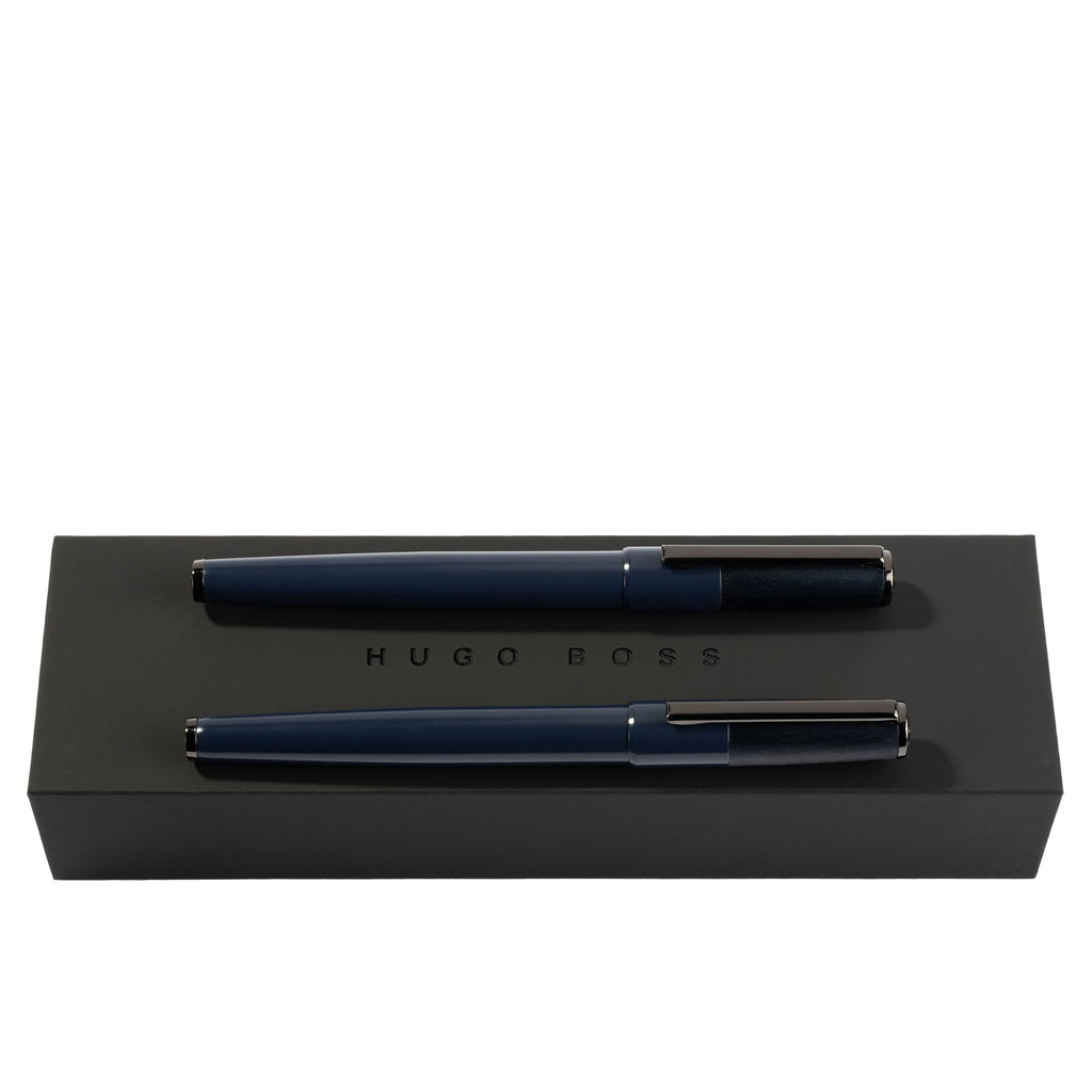  Pen set HUGO BOSS all navy rollerball pen & fountain pen Gear Minimal