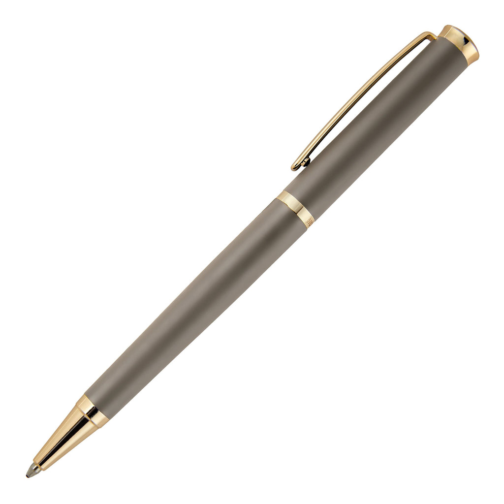 HUGO BOSS Ballpoint pen Sophisticated in Matte Taupe