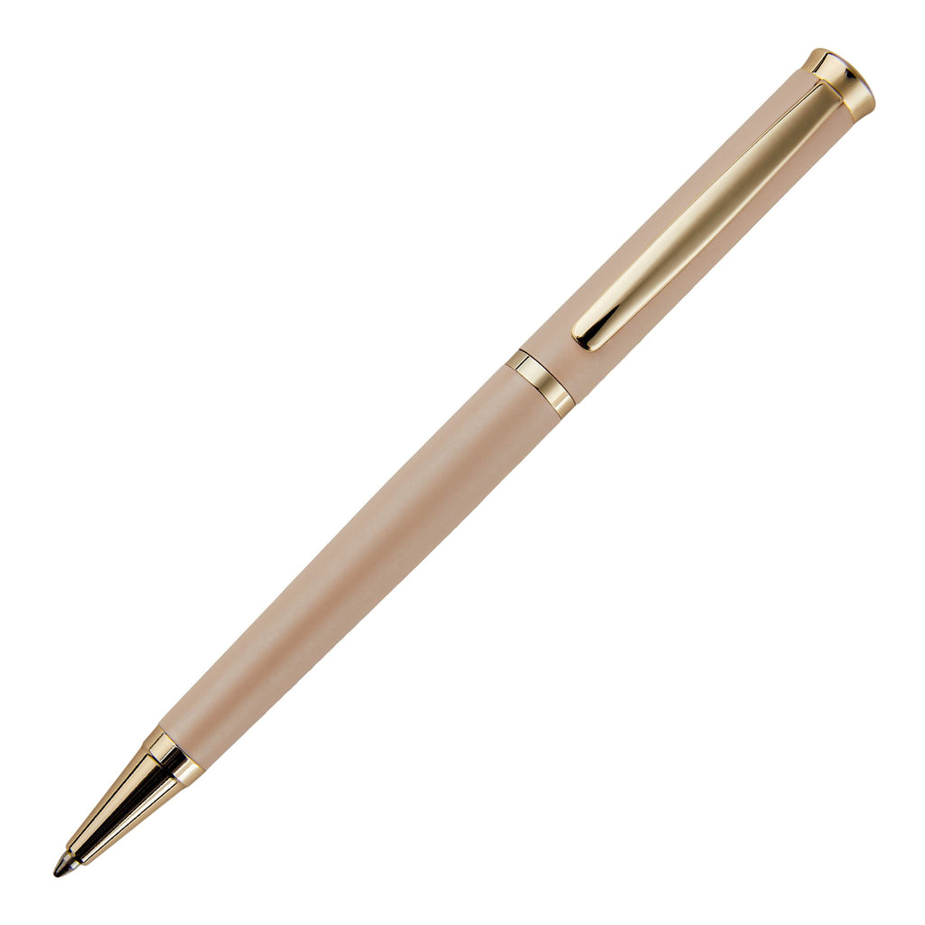   Women's elegant pens HUGO BOSS matt nude Ballpoint pen Sophisticated