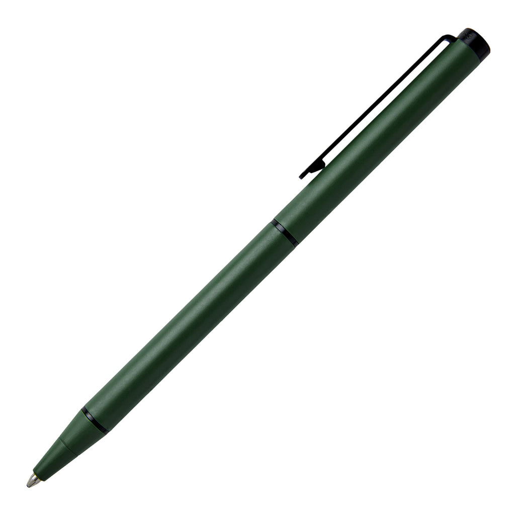   Designer slim pens for men Hugo Boss Matte Green Ballpoint pen Cloud 