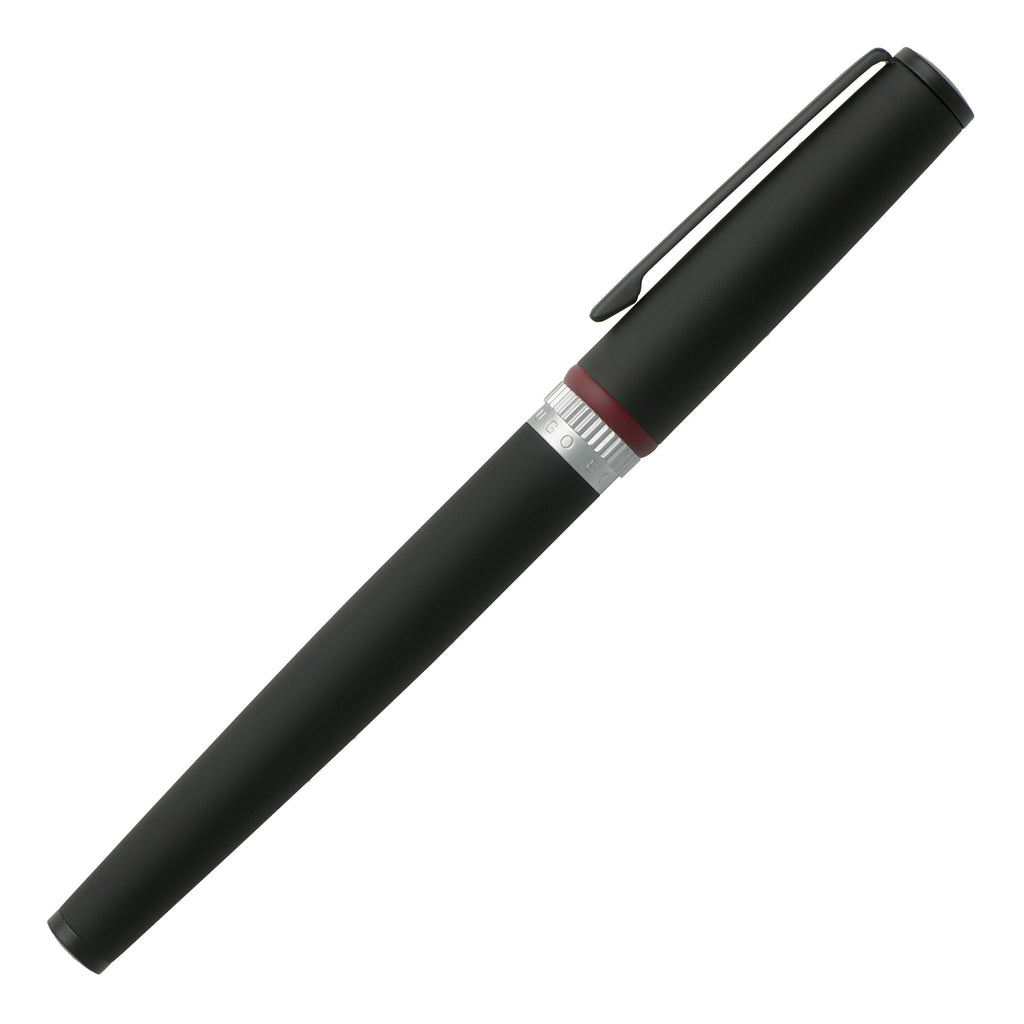  Luxury writing experience HUGO BOSS trendy Black Rollerball pen Gear 